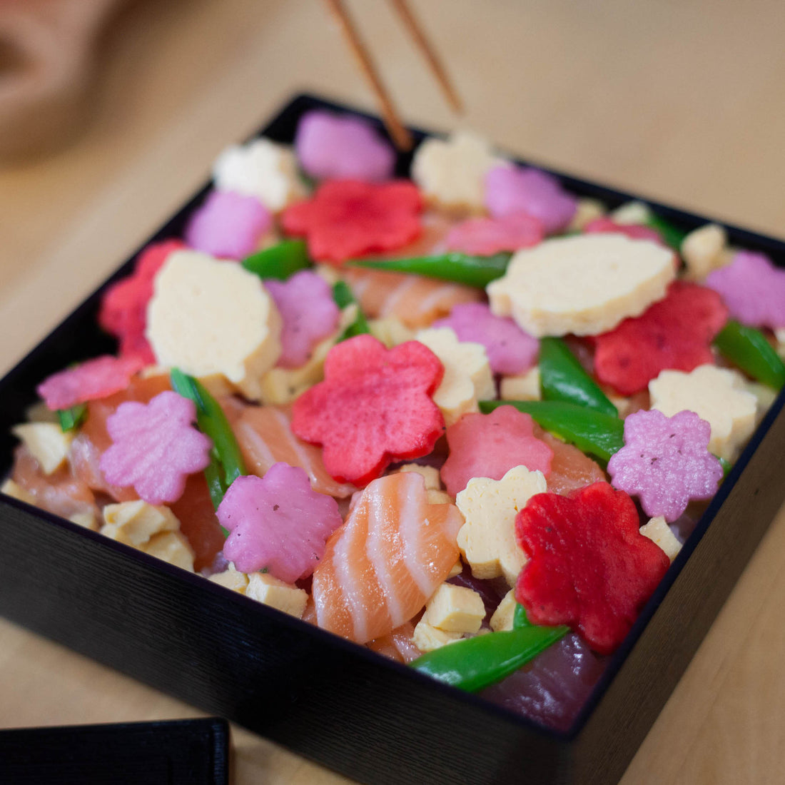 Cherry Blossom Chirashi Sushi Recipe for Hinamatsuri: Celebrating Girl's Day in Japan