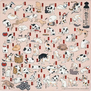 Sumidagawa Furoshiki 48cm | Tokaido Cats