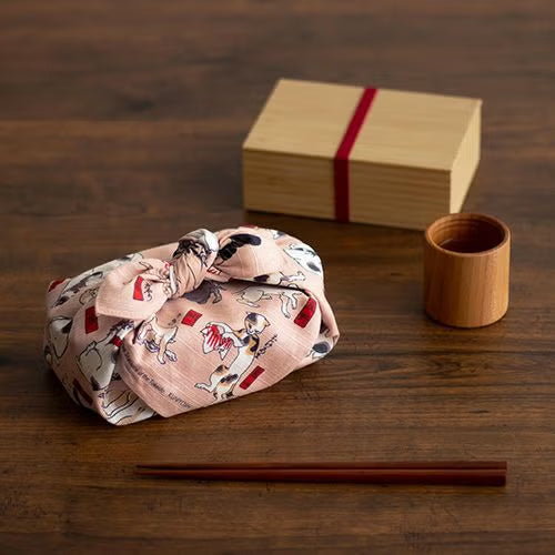 Sumidagawa Furoshiki 48cm | Tokaido Cats