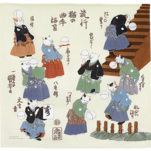 Arte Furoshiki 48cm | Neko Temari