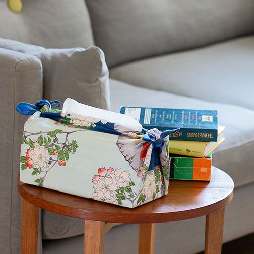 Arte Furoshiki 48cm | Santuario Suijin y Massaki en el río Sumida