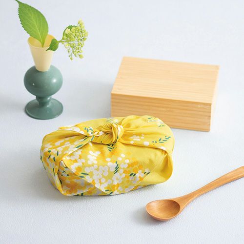 Kohare Mimosa Furoshiki 45cm | Yellow