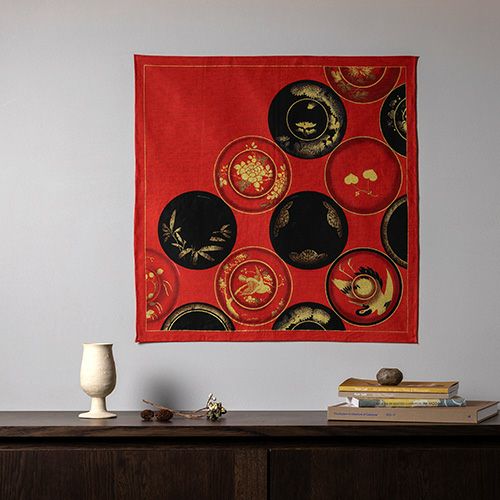 Setsugekka Furoshiki 58cm | Wan (red)