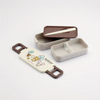 Rilakkuma Two-Tier Bento Box | 600mL