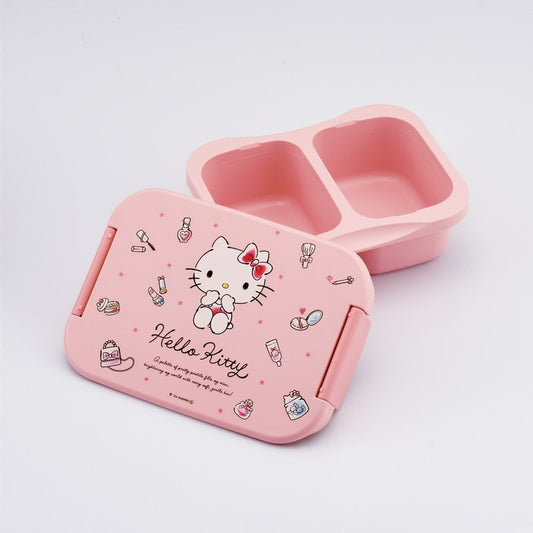 Hello Kitty One-Tier Shikiri Bento Box | Water Colors (500ml)