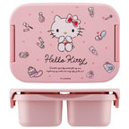Hello Kitty Einstöckige Shikiri Bento-Box | Wasserfarben (500 ml)
