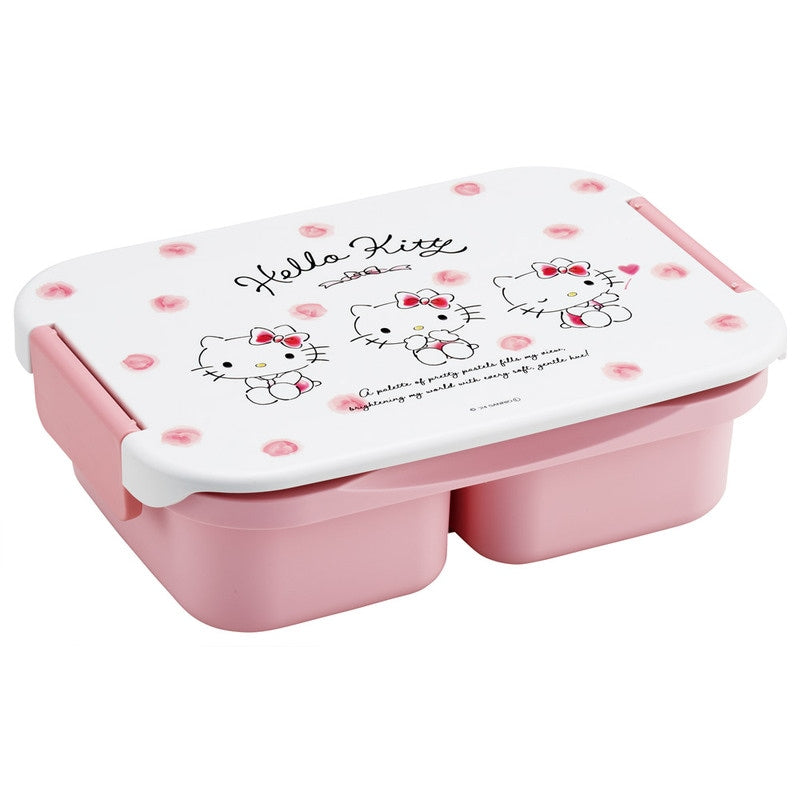 Hello Kitty One-Tier Shikiri Bento Box | Water Colors (900ml)