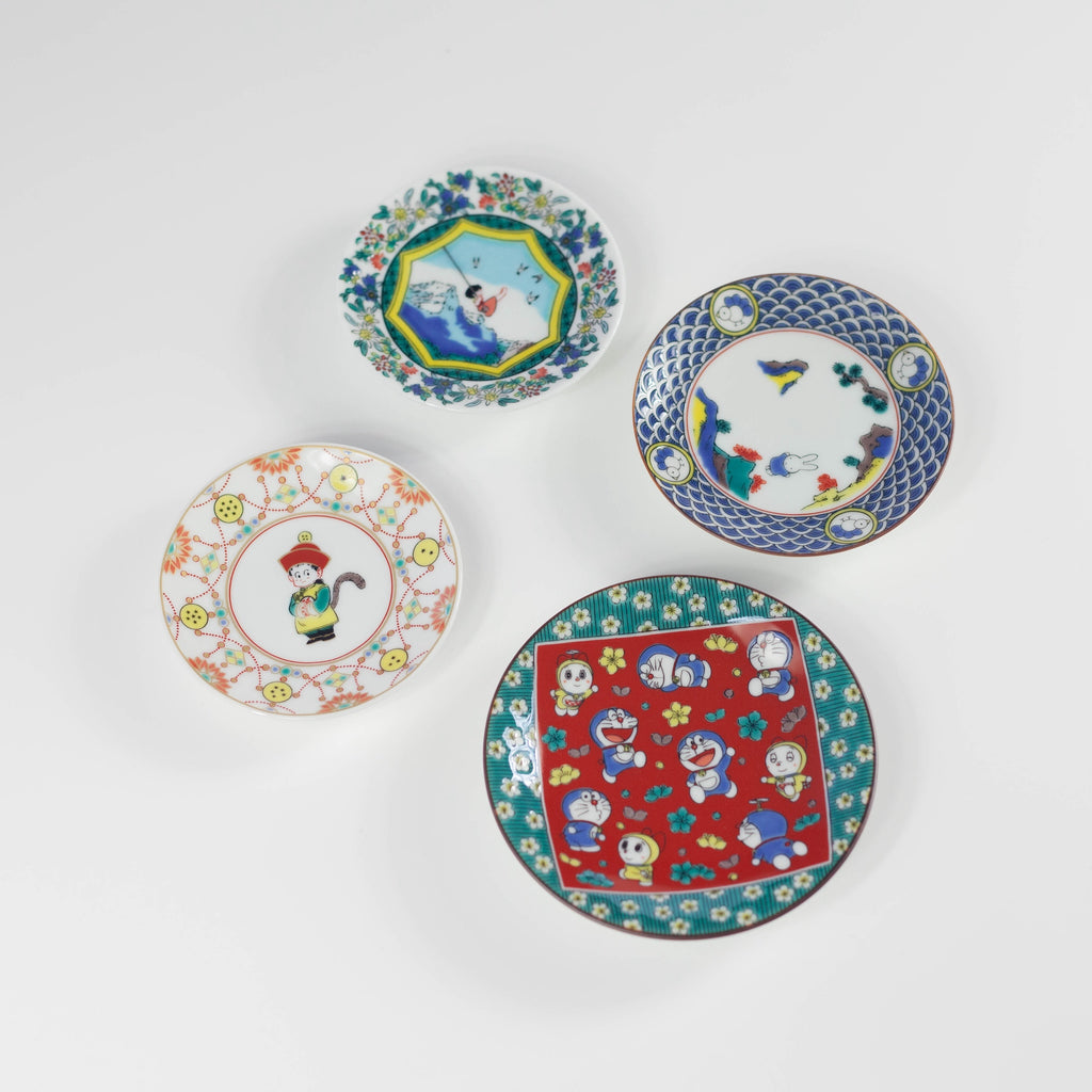 Doraemon Kutani Ware Small Plate