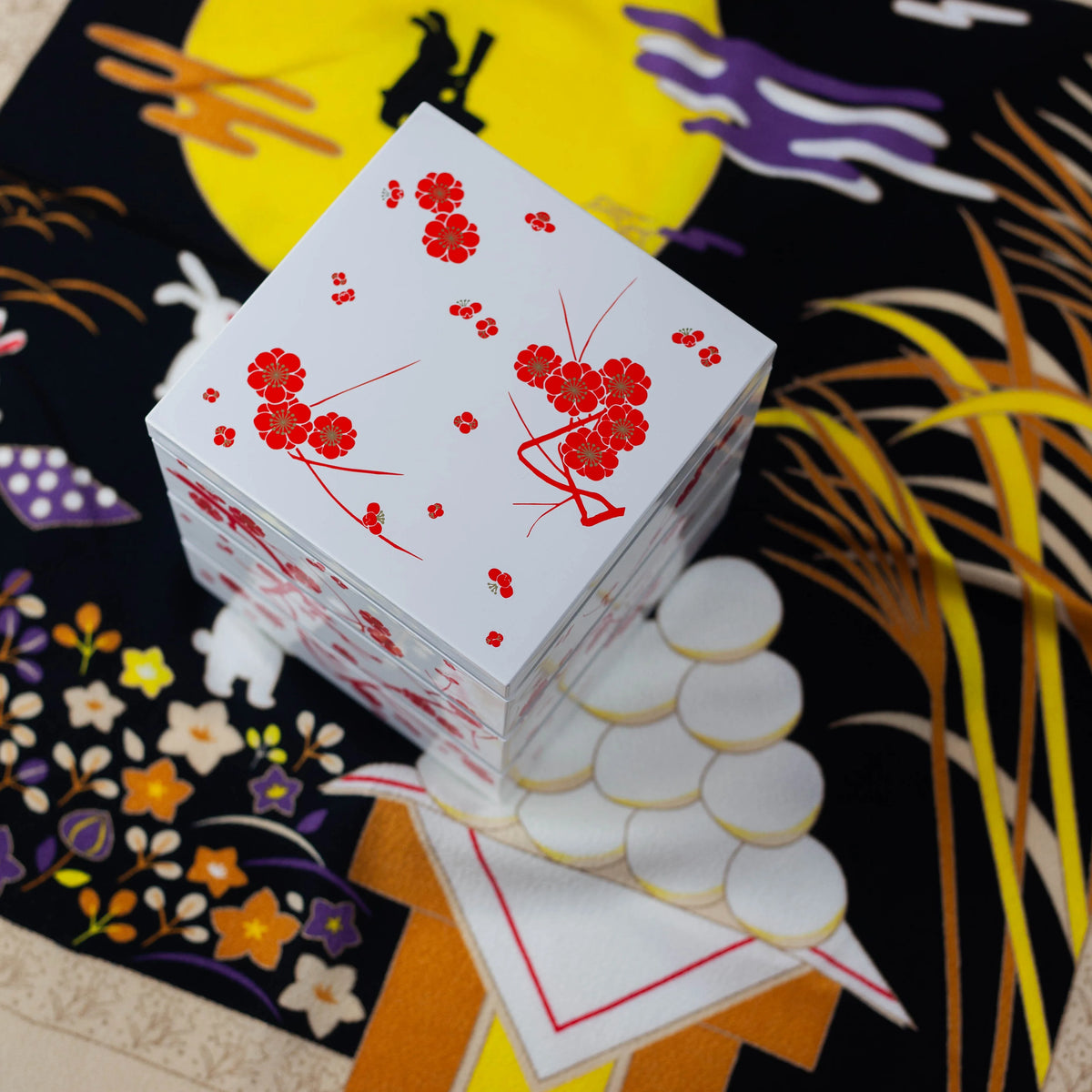Saijiki Furoshiki 68cm | O Tsukimi