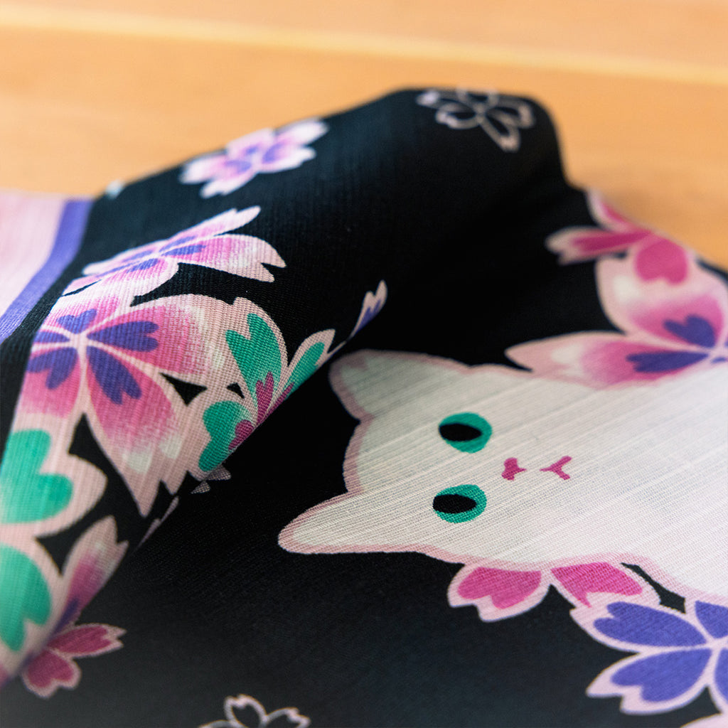 Evening Cats Furoshiki 50cm