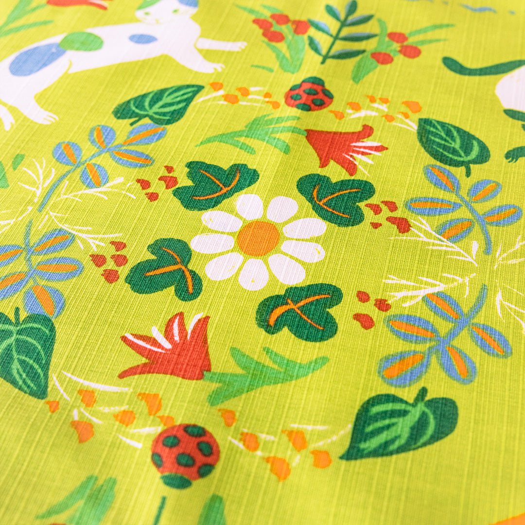 Cat's Garden Furoshiki | 50cm
