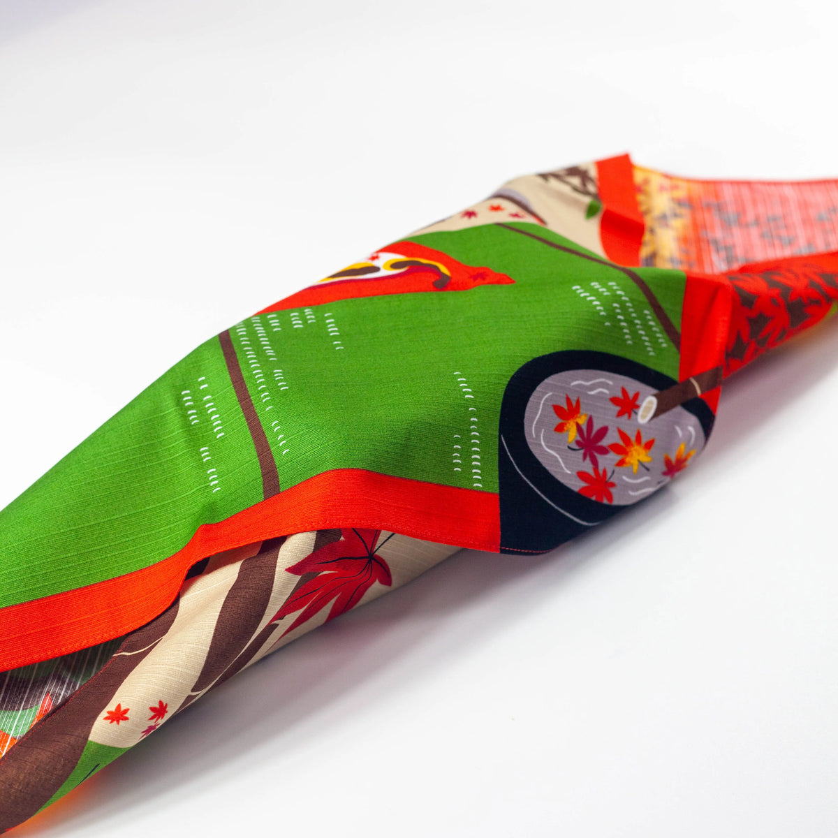 Mikeneko Momiji Furoshiki 50cm