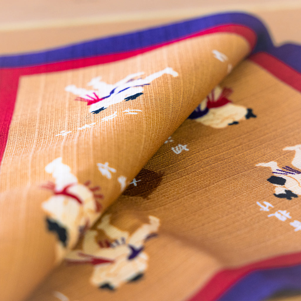 Furoshiki tradicional de 50 cm | Luchadores de sumo