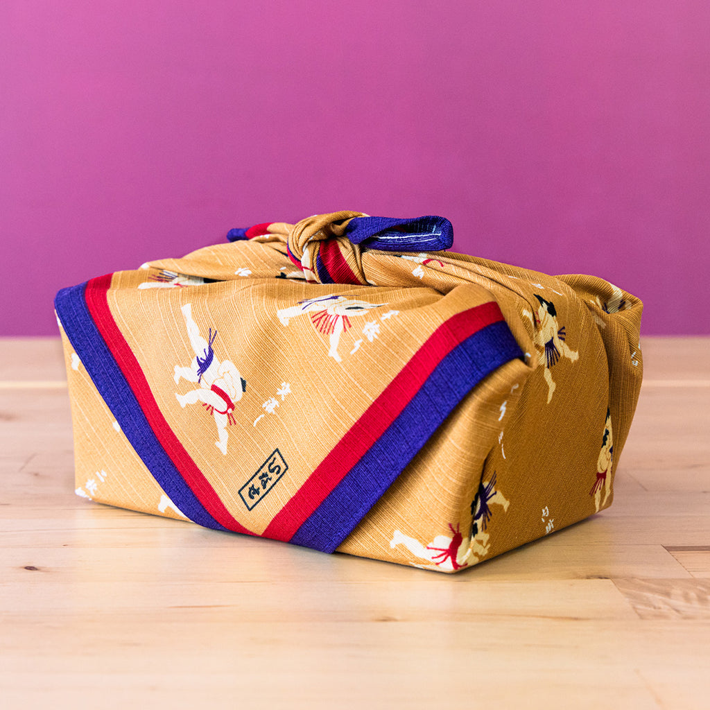 Furoshiki tradicional de 50 cm | Luchadores de sumo