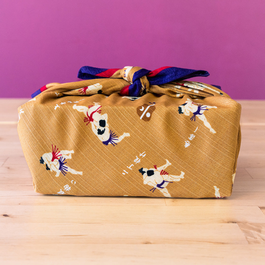 Furoshiki tradicional de 50 cm | Luchadores de sumo