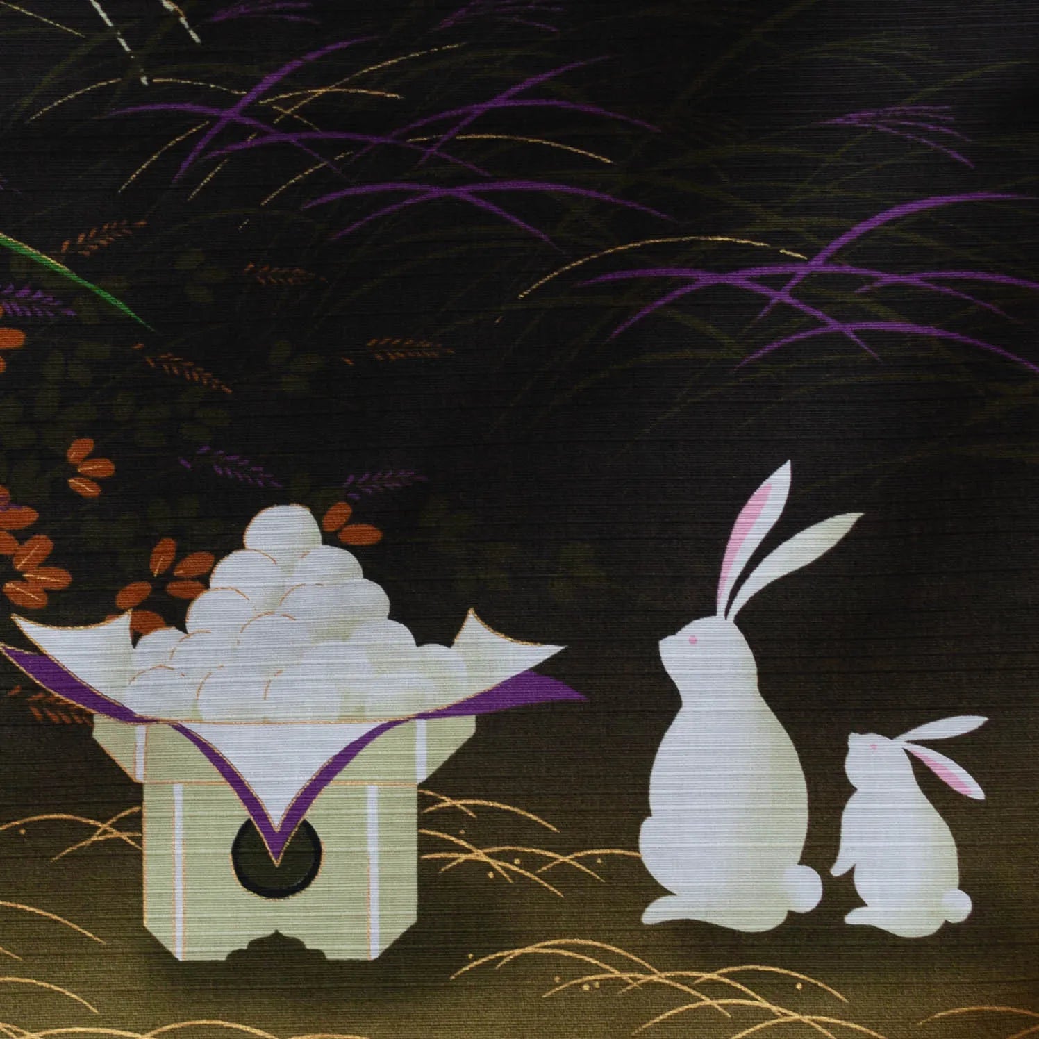 Saijiki Furoshiki 50cm | O Tsukimi