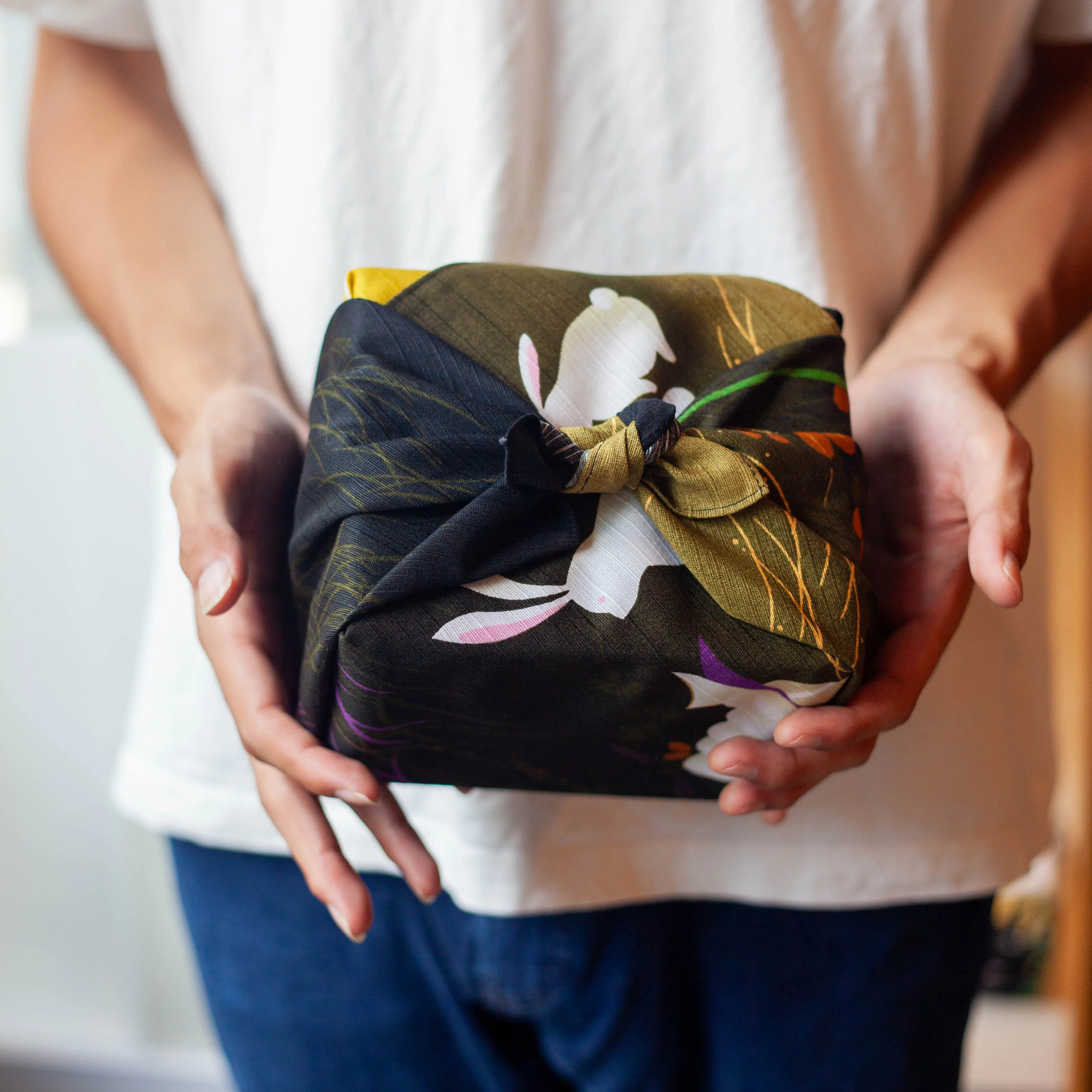 Saijiki Furoshiki 50cm | O Tsukimi