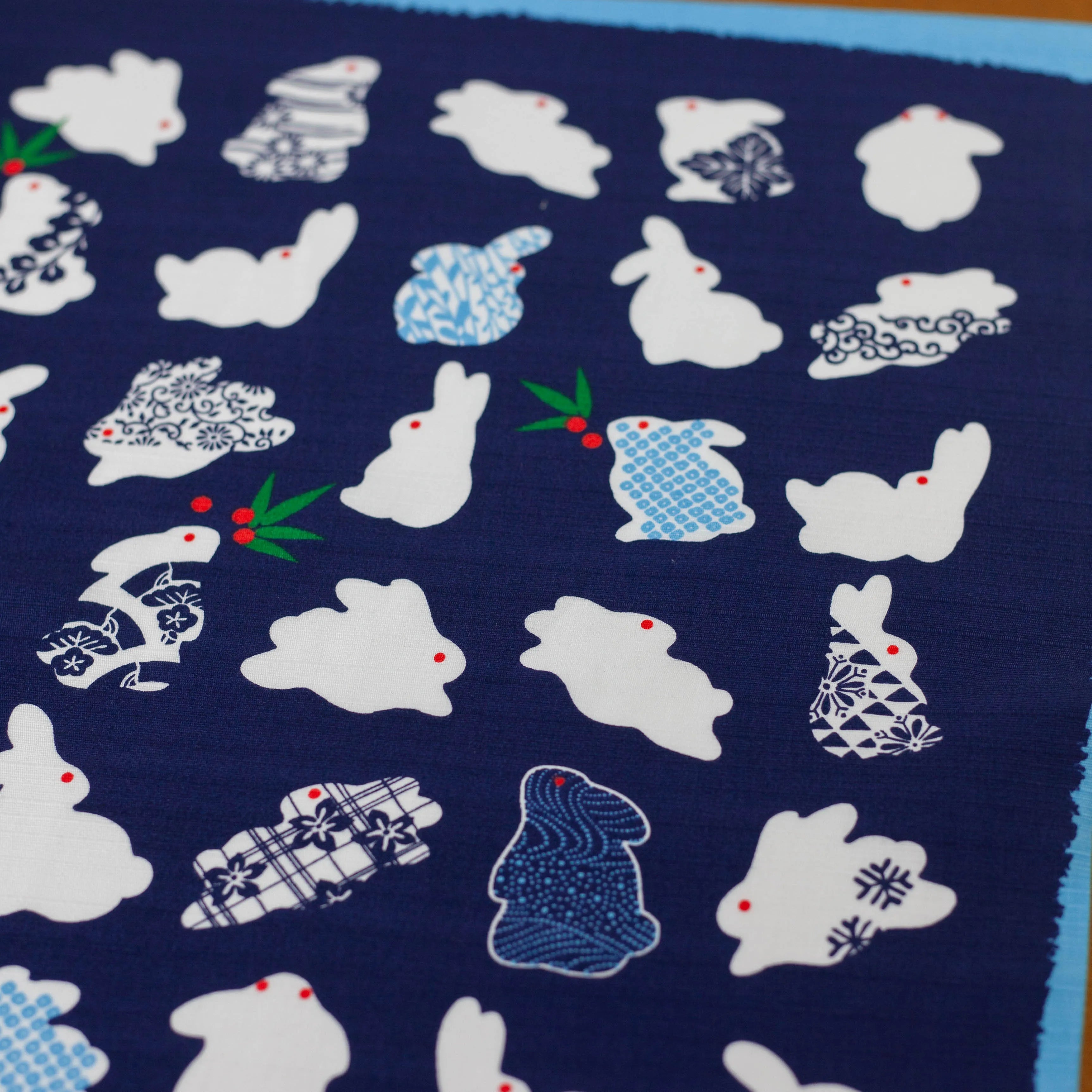 Usagi to Komon Furoshiki 50cm