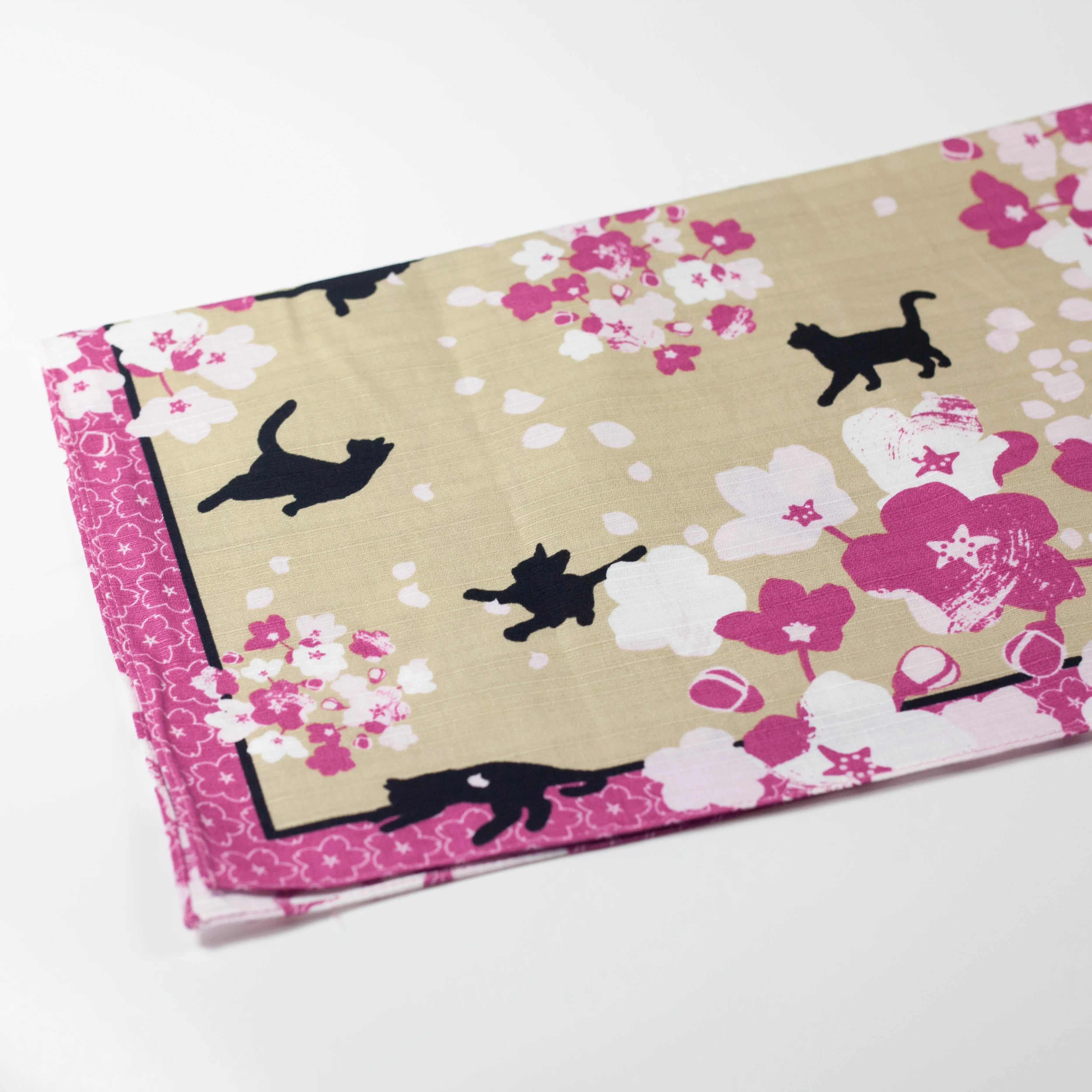 Sakura Yuho Neko Furoshiki 50cm