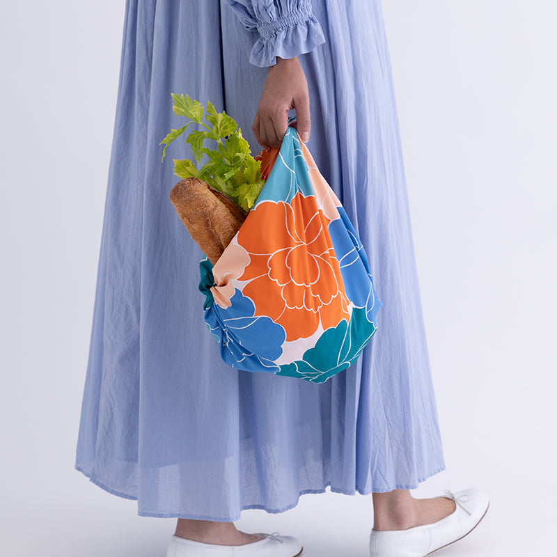 Furoshiki repelente al agua Aquadrop de 70 cm | Peonía