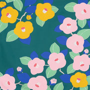 Furoshiki repelente al agua Aquadrop de 70 cm | Tsubaki (verde)