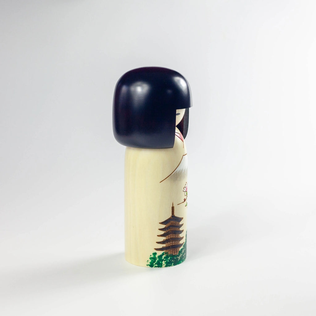 Muñeca de madera Kokeshi | Monte Fuji 