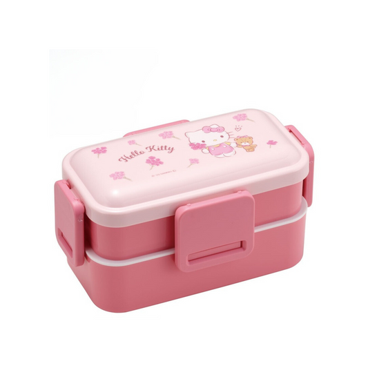 Hello Kitty Flower zweistöckige Bento-Box | 600 ml 