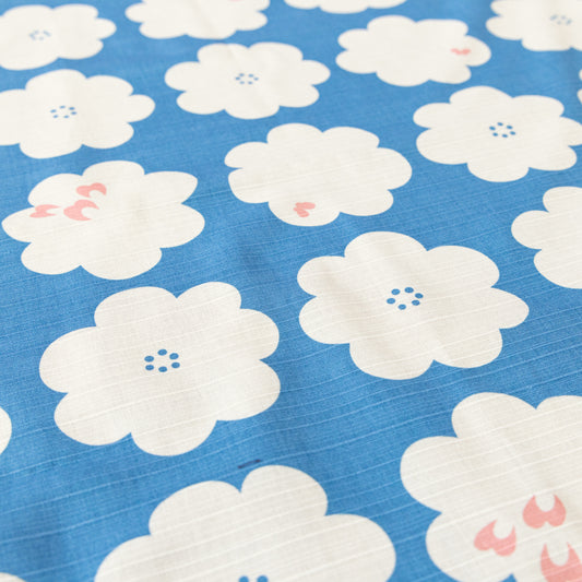 Kotoima Furoshiki 50cm | Hanatori (blue)