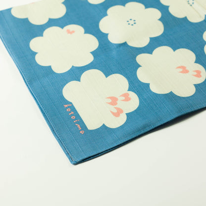 Kotoima Furoshiki 50cm | Hanatori (blue)