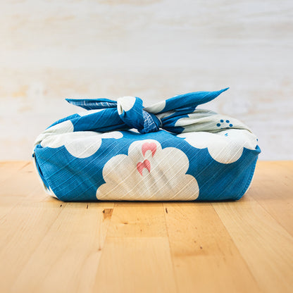 Kotoima Furoshiki 50cm | Hanatori (blue)