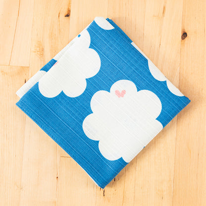 Kotoima Furoshiki 50cm | Hanatori (blue)