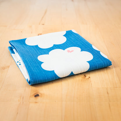 Kotoima Furoshiki 50cm | Hanatori (blue)