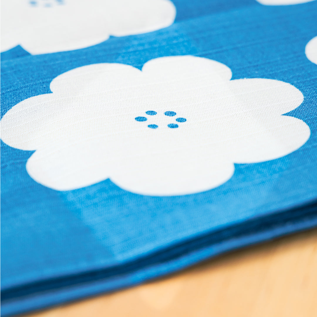 Kotoima Furoshiki 50cm | Hanatori (blue)