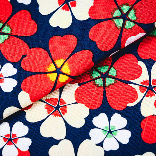 Isetatsu Furoshiki 90cm | Hana (navy)