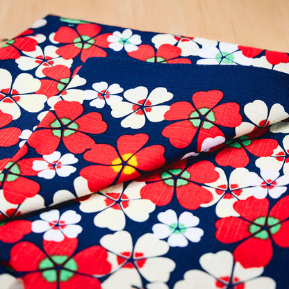 Isetatsu Furoshiki 90cm | Hana (navy)