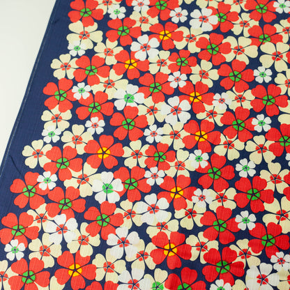 Isetatsu Furoshiki 90cm | Hana (navy)