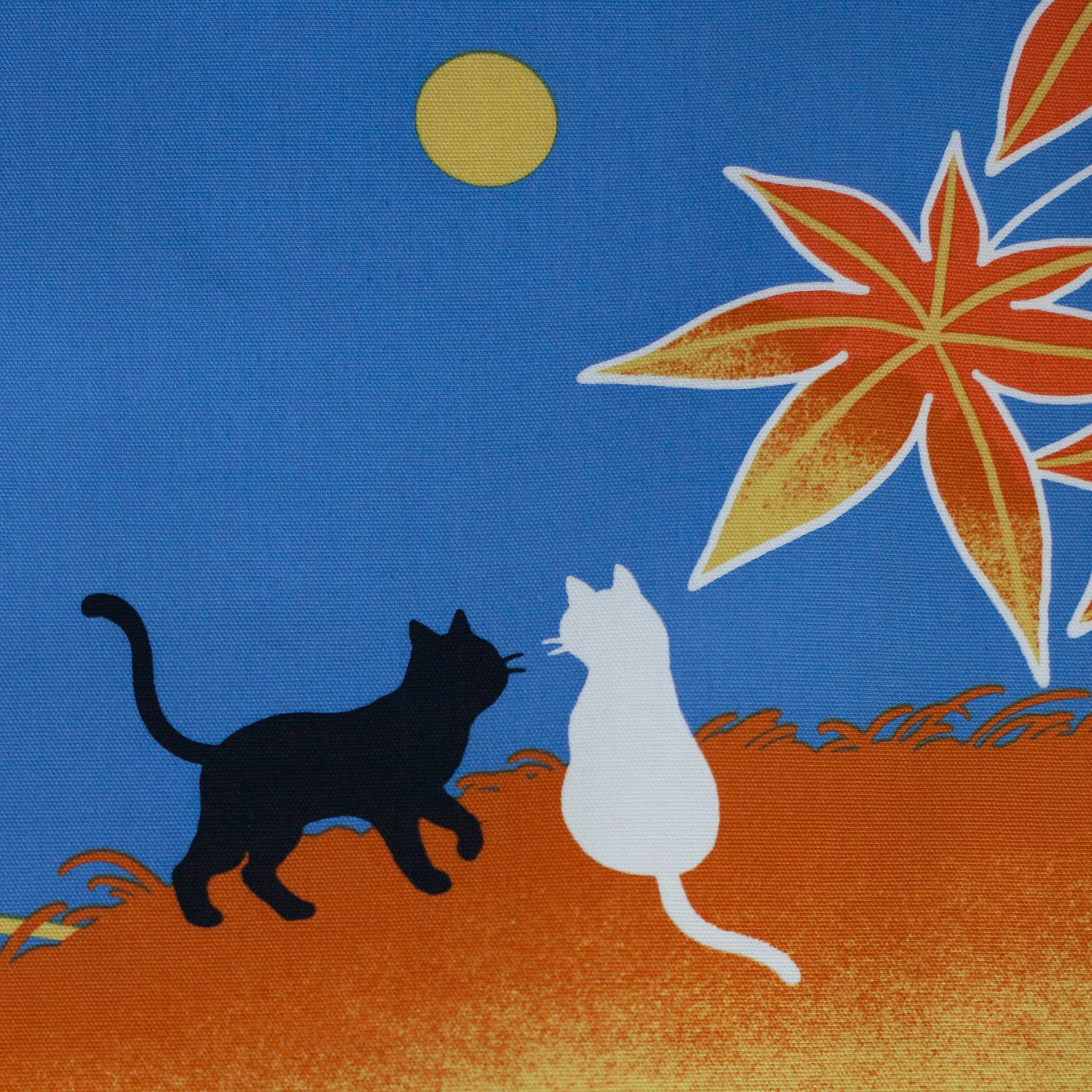 Shiki Neko Fall Furoshiki 50cm
