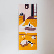Kotatsu Neko Tenugui