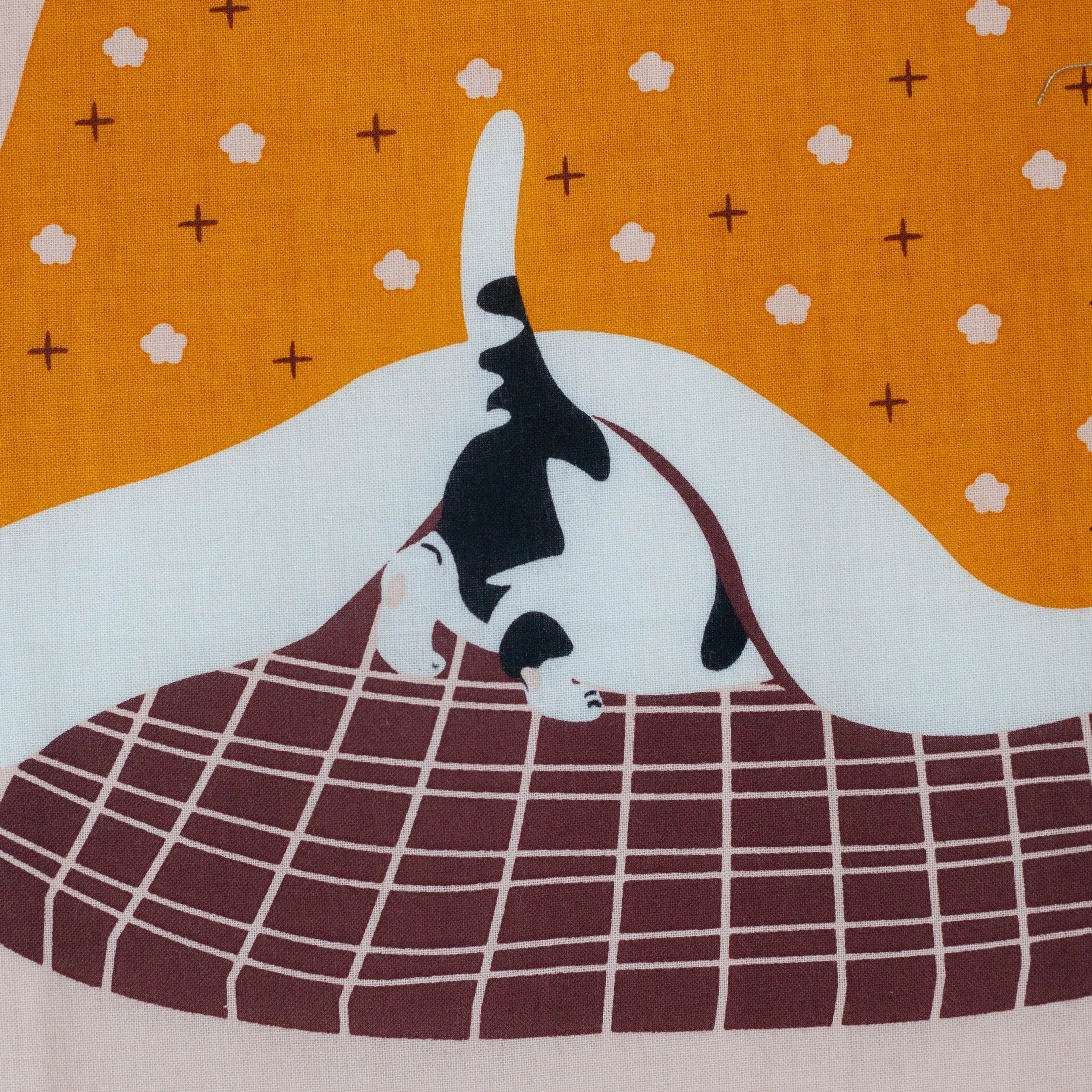 Kotatsu Neko Tenugui