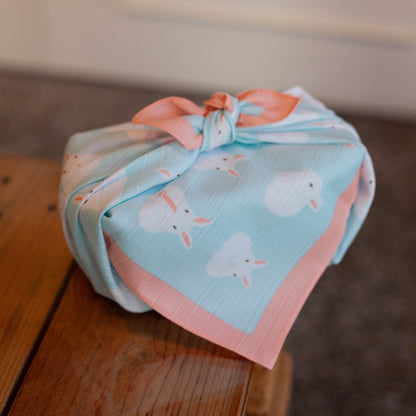 Fluffy Bunny Furoshiki  50cm