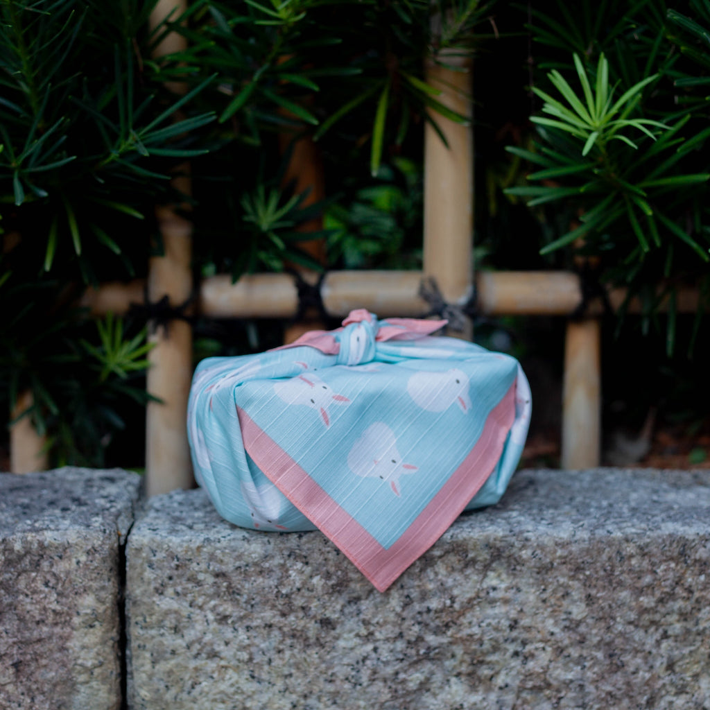 Fluffy Bunny Furoshiki  50cm