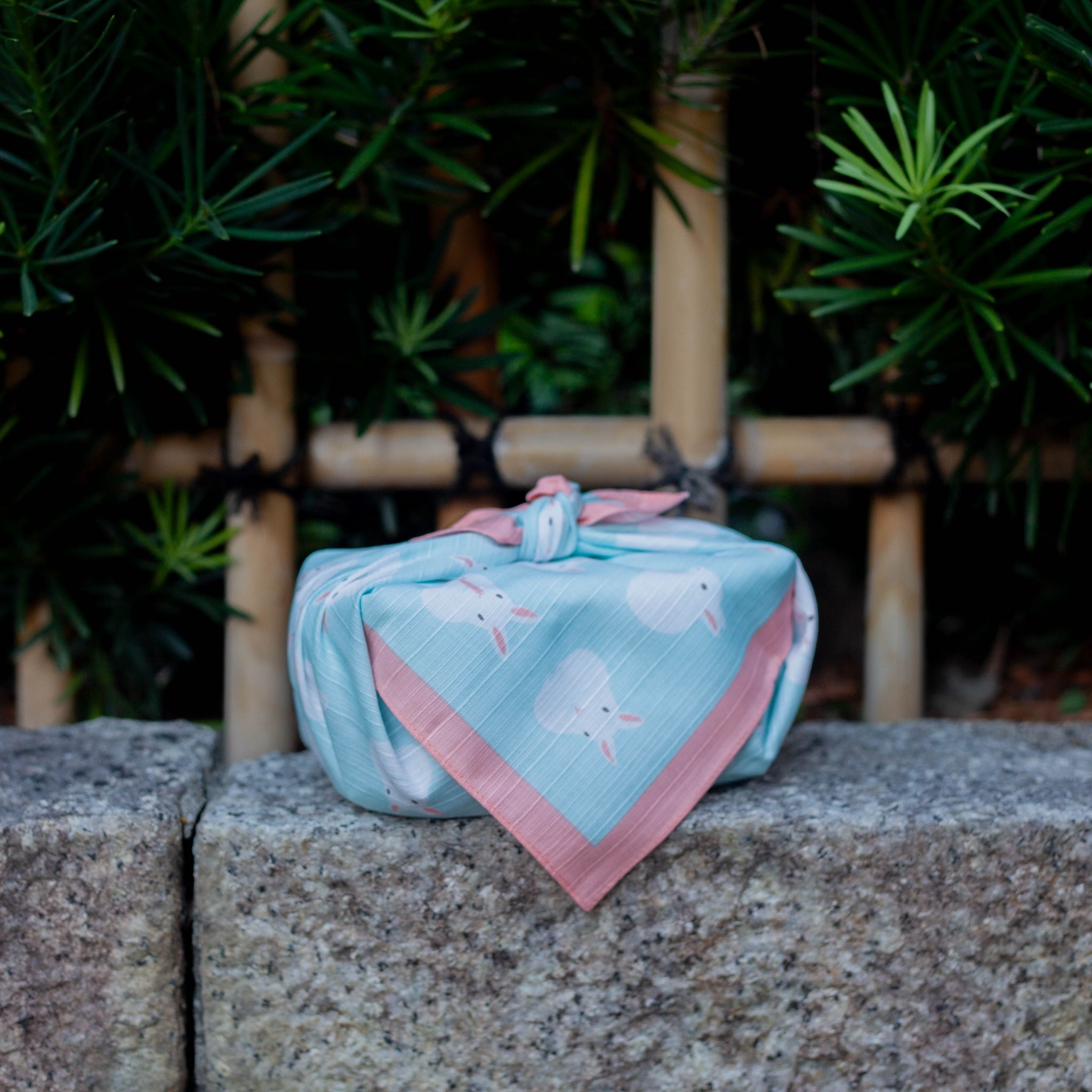 Fluffy Bunny Furoshiki  50cm