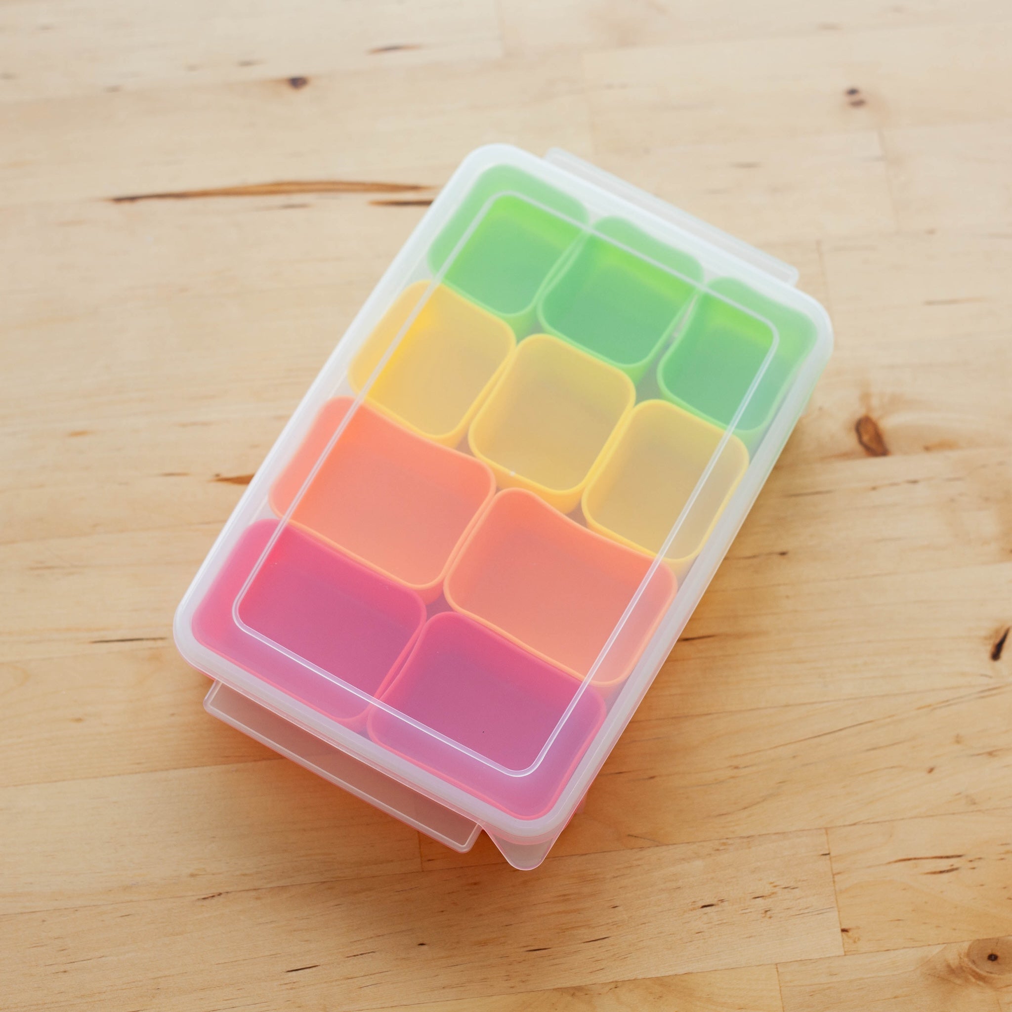 Juego de vasos divisores de silicona | Rectángulo