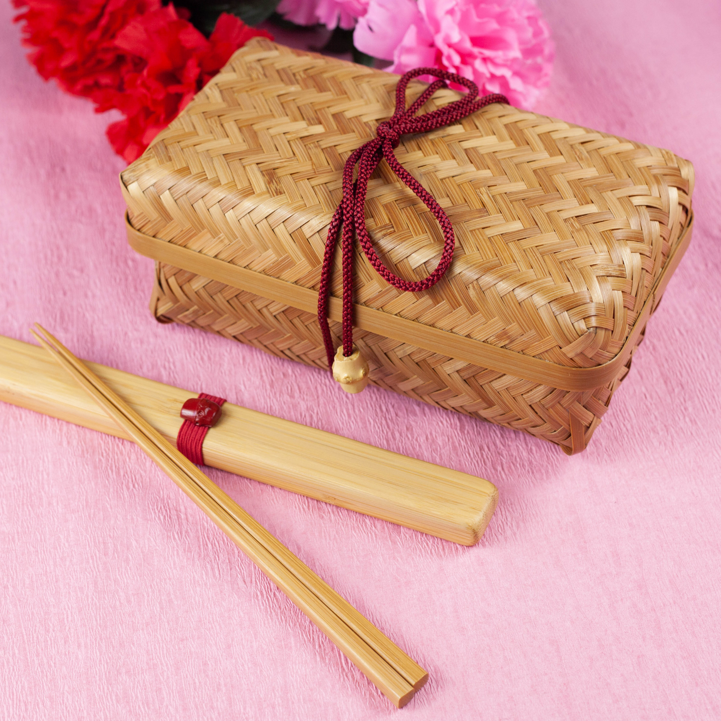 Woven Bamboo Bento Box