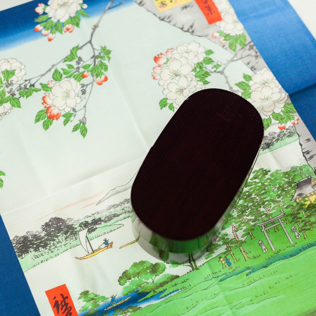 Arte Furoshiki 48cm | Santuario Suijin y Massaki en el río Sumida