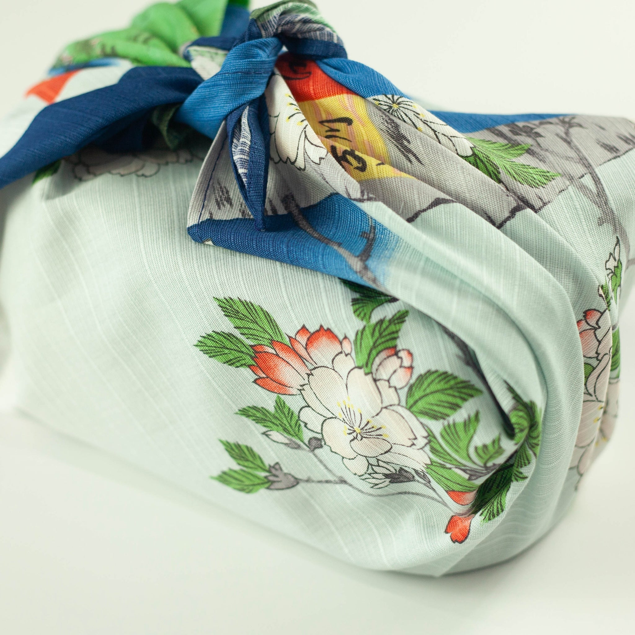 Arte Furoshiki 48cm | Santuario Suijin y Massaki en el río Sumida