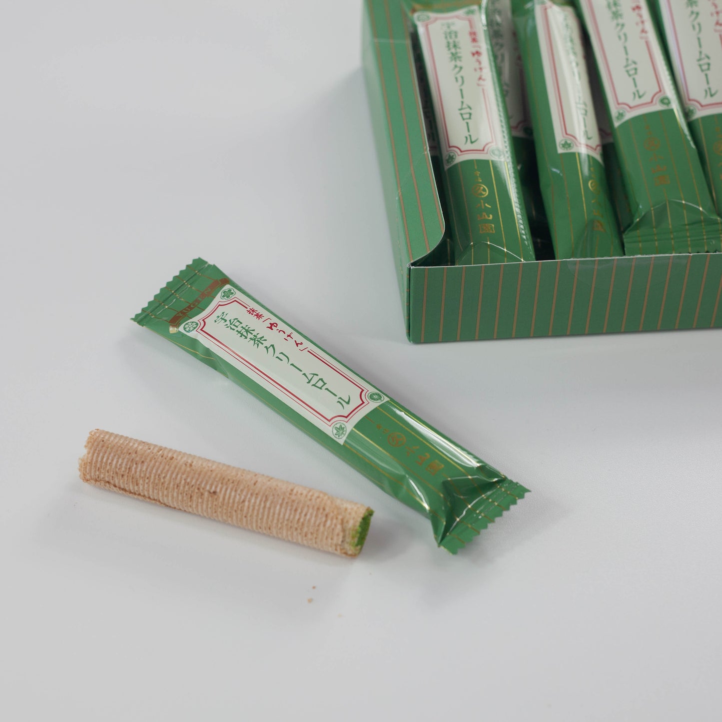 Uji Matcha Sahnerollen (10er-Packung)