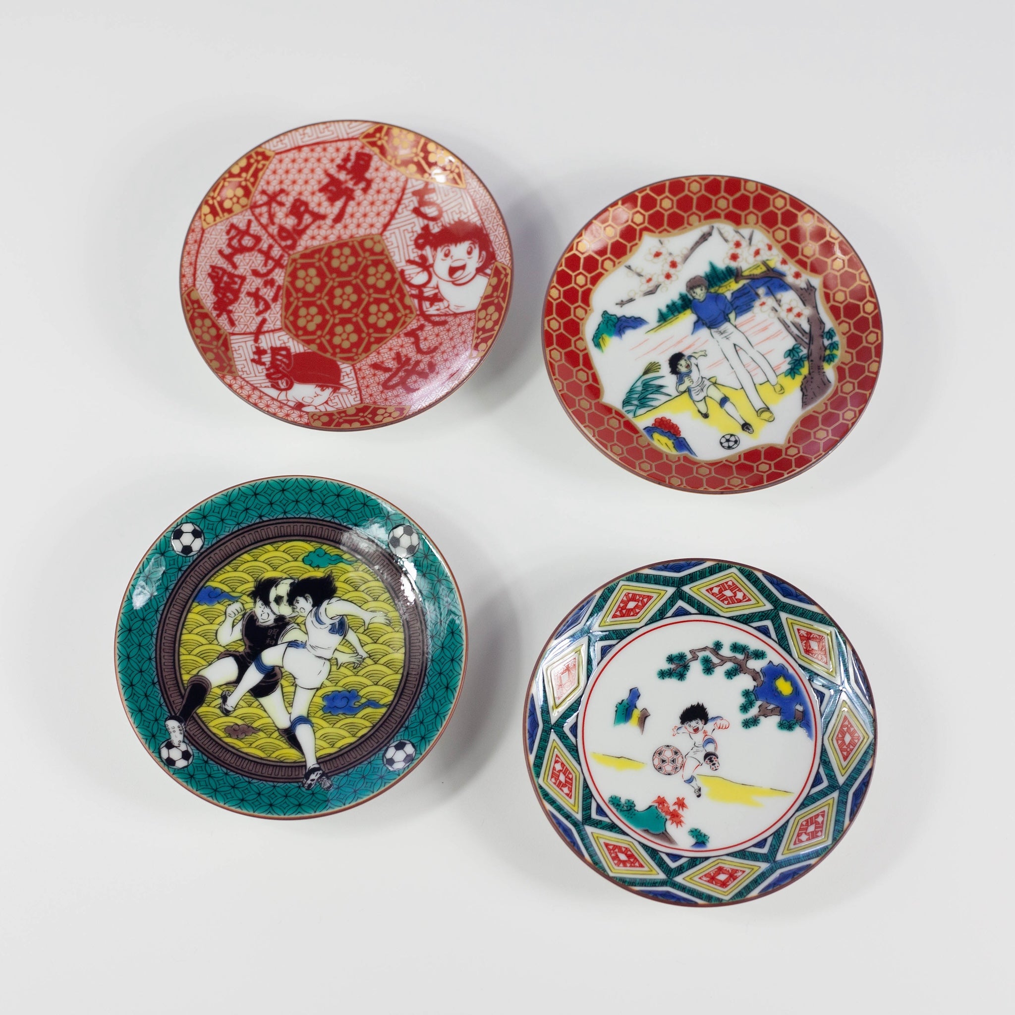 Captain Tsubasa Kutani Ware Small Plate