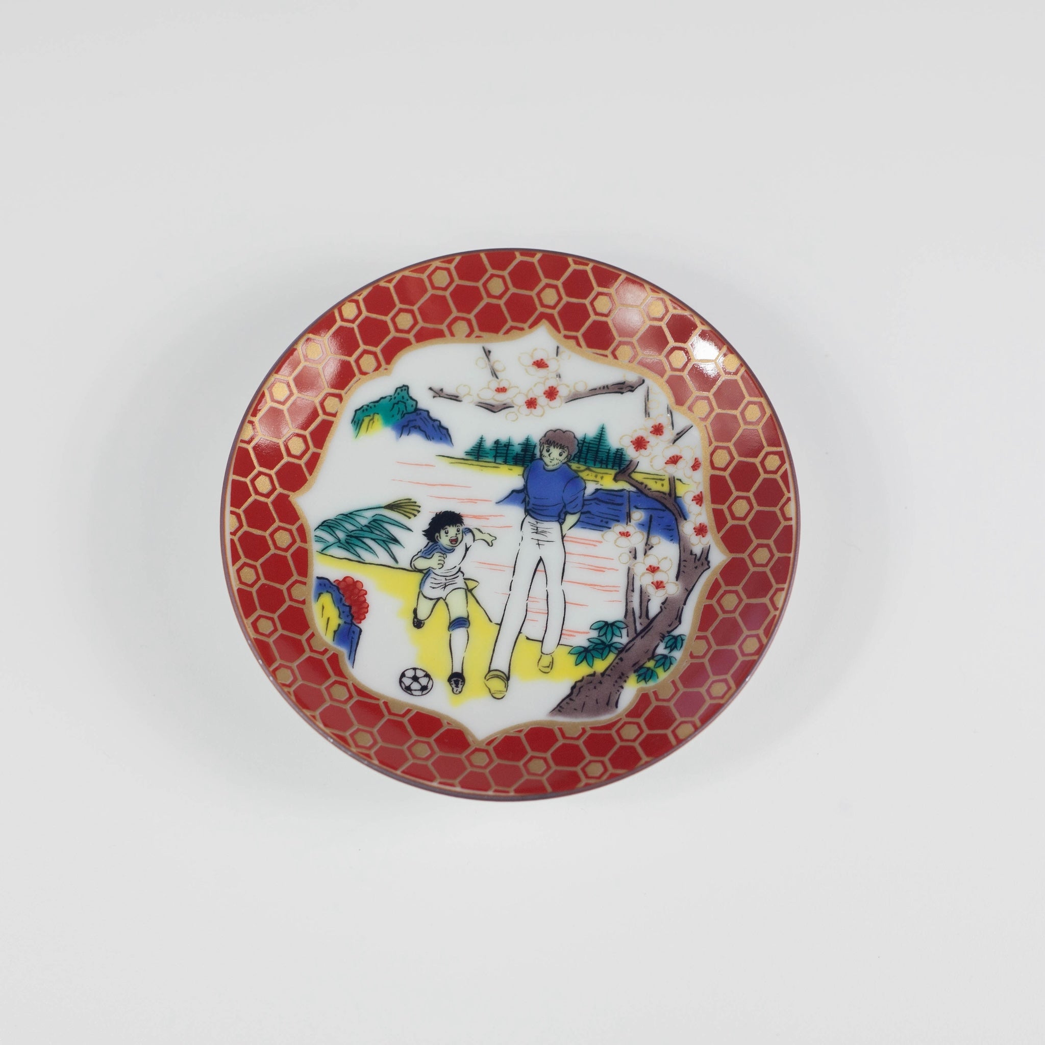 Captain Tsubasa Kutani Ware Small Plate