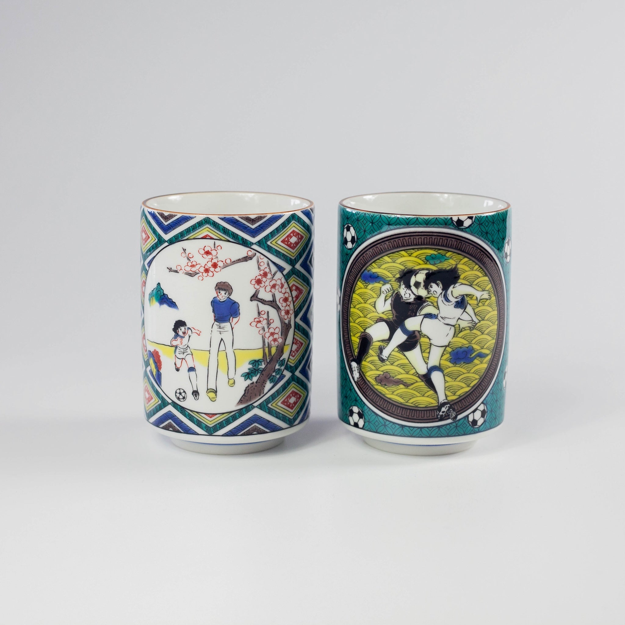 Captain Tsubasa Kutani Ware Yunomi Tea Cup